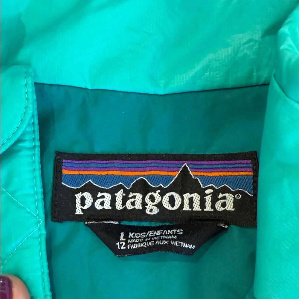 Patagonia kids Puffer Jacket - Aqua